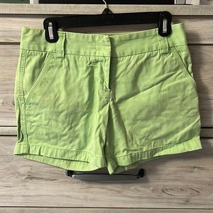 JCrew Size 2 Green Chino Shorts